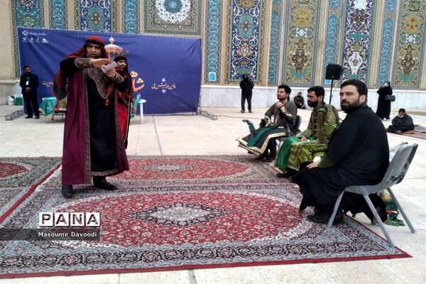 تعزیه خوانی پانزده گروه برجسته کشوری در حرم مطهر شاهچراغ (ع)