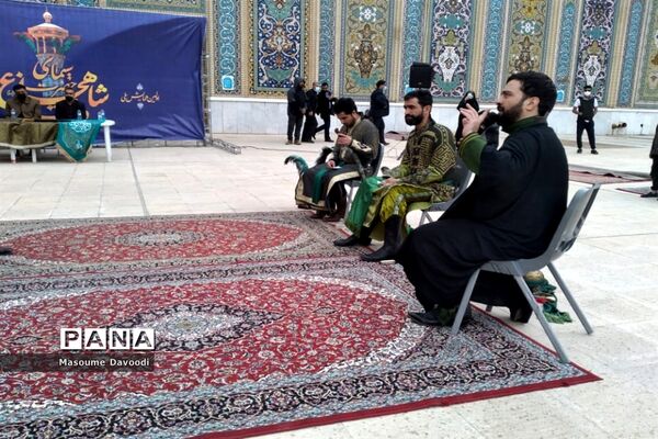 تعزیه خوانی پانزده گروه برجسته کشوری در حرم مطهر شاهچراغ (ع)