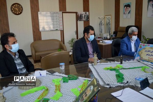 افتتاحیه اردوهای راهیان نور مجازی استان بوشهر