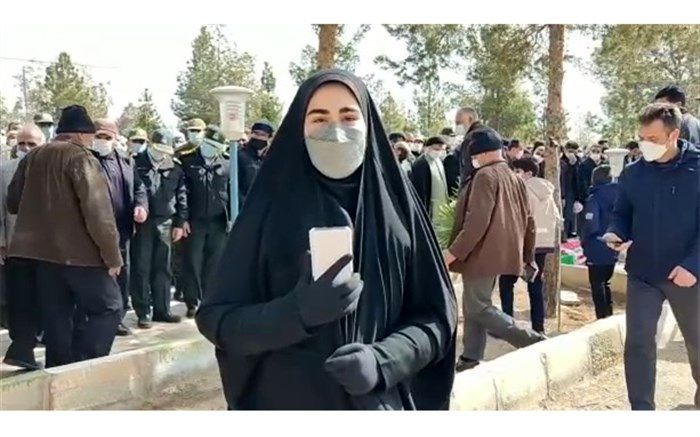 مراسم تشییع پیکر جانباز شهید محمد کریمی