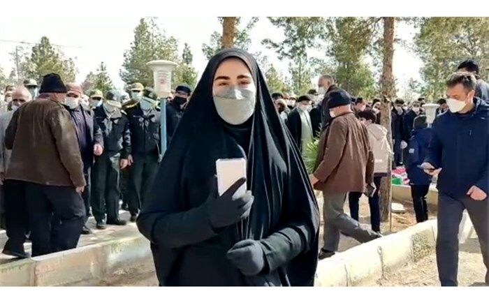 مراسم تشییع پیکر جانباز شهید محمد کریمی