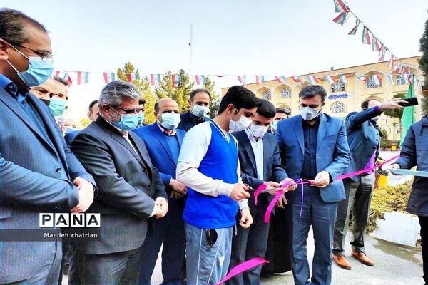 افتتاح زمین چمن مصنوعی آموزشگاه علی‌بن‌موسی‌الرضا(ع) قرچک