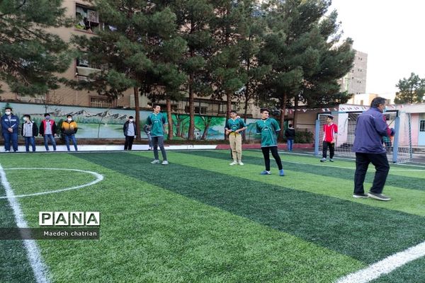 افتتاح زمین چمن مصنوعی آموزشگاه علی‌بن‌موسی‌الرضا(ع) قرچک