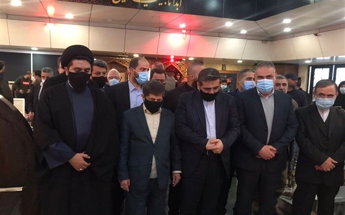 ادای احترام وزیر فرهنگ ایران به شهدای مقاومت در سفر به لبنان