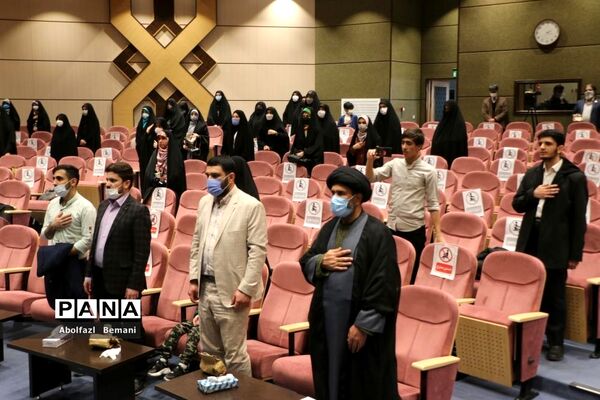 آیین رونمایی از یادمان شهدای گمنام دانشگاه علوم پزشکی قم
