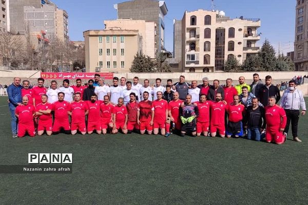 بازی دوستانه تیم ملی فوتبال پیشکسوتان ایران و رودهن