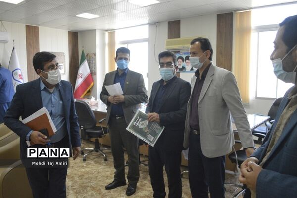 جلسه هماهنگی برنامه‌های جشن نیکوکاری در معاونت پرورشی و فرهنگی اداره‌کل آموزش و پرورش استان بوشهر
