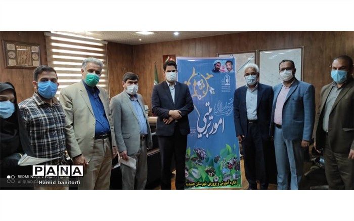 دیدار پیشکسوتان امور تربیتی با فرماندار حمیدیه