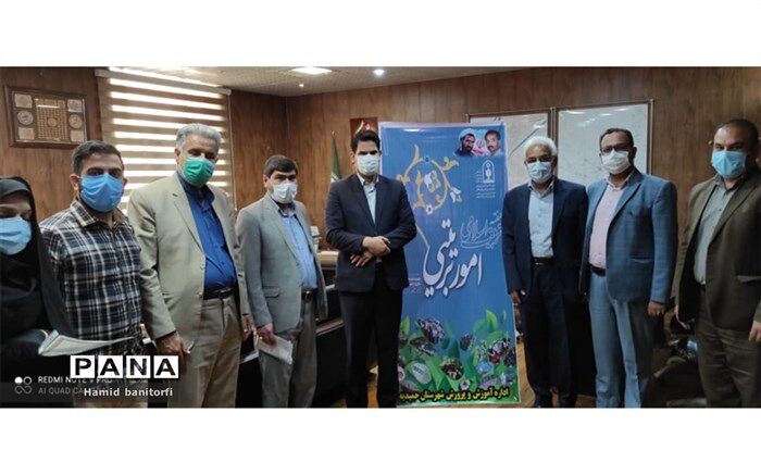 دیدار پیشکسوتان امور تربیتی با فرماندار حمیدیه