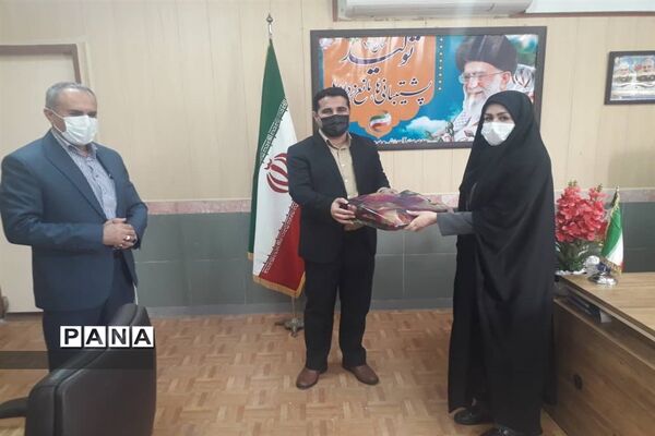 دیدار معاونت پرورشی با امام جمعه امیدیه در هفته امور تربیتی