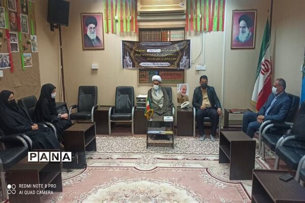 دیدار معاونت پرورشی با امام جمعه امیدیه در هفته امور تربیتی