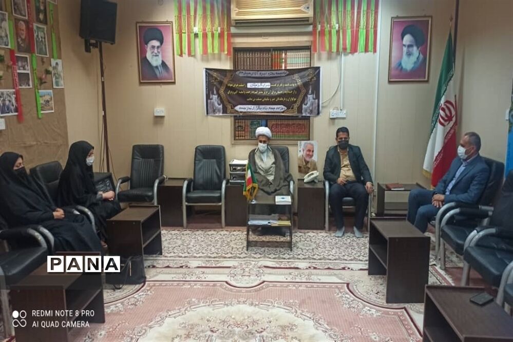 دیدار معاونت پرورشی با امام جمعه امیدیه در هفته امور تربیتی