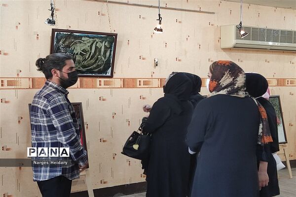 نمایشگاه خوشنویسی مهر باران در امیدیه