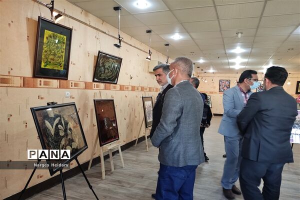 نمایشگاه خوشنویسی مهر باران در امیدیه