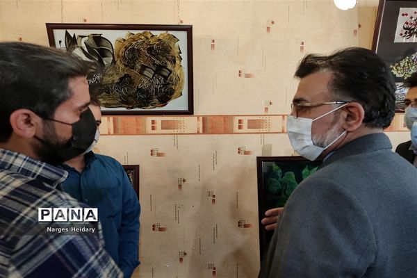 نمایشگاه خوشنویسی مهر باران در امیدیه