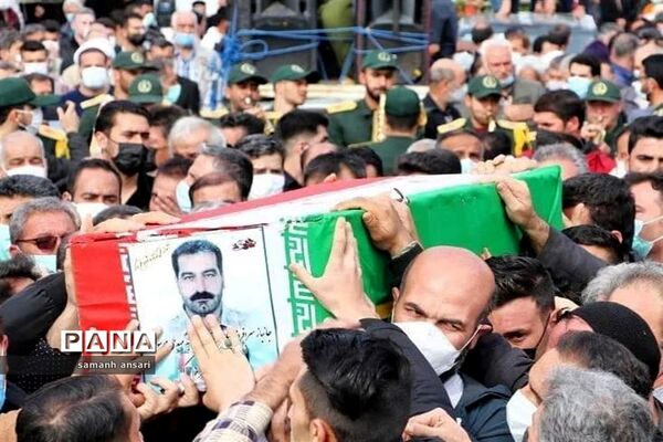 مراسم باشکوه تشییع پیکر مطهر شهید سیدمهدی موسوی