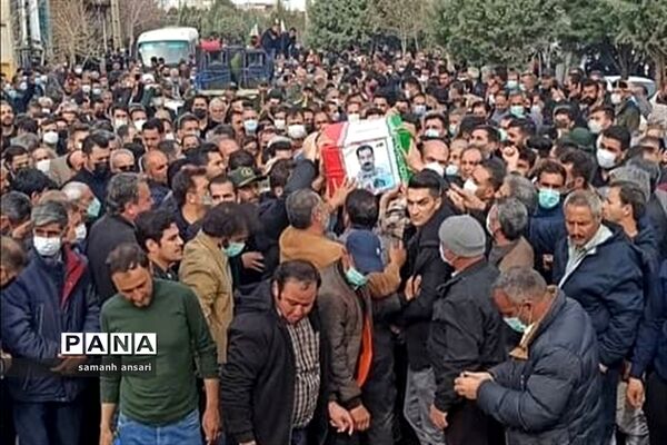 مراسم باشکوه تشییع پیکر مطهر شهید سیدمهدی موسوی