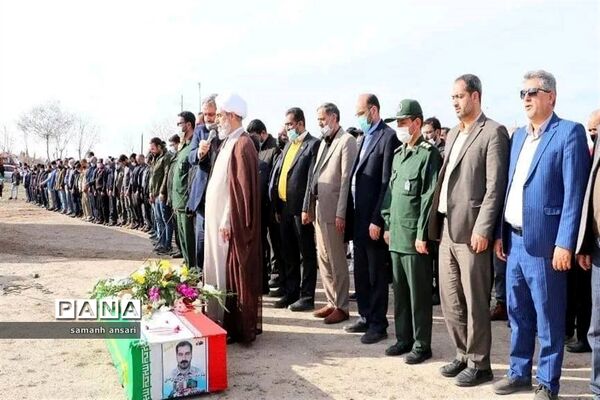 مراسم باشکوه تشییع پیکر مطهر شهید سیدمهدی موسوی