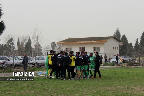 مسابقه سوپر لیگ فوتبال مازندران در گلوگاه