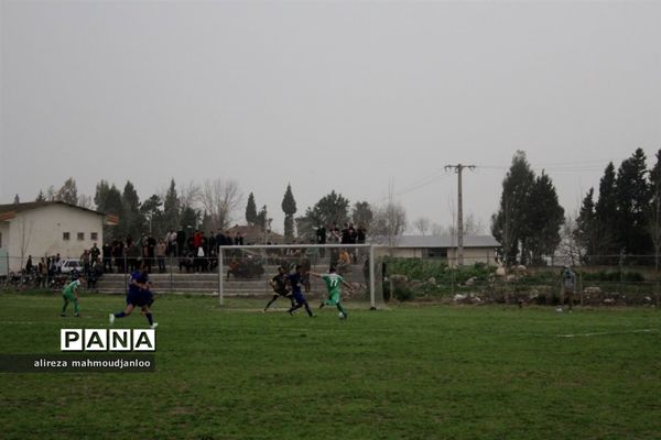 مسابقه سوپر لیگ فوتبال مازندران در گلوگاه