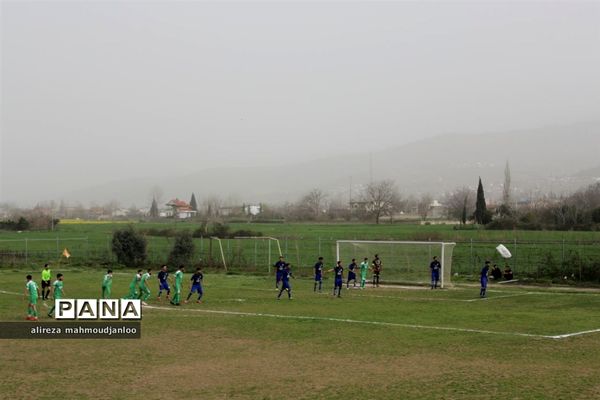 مسابقه سوپر لیگ فوتبال مازندران در گلوگاه