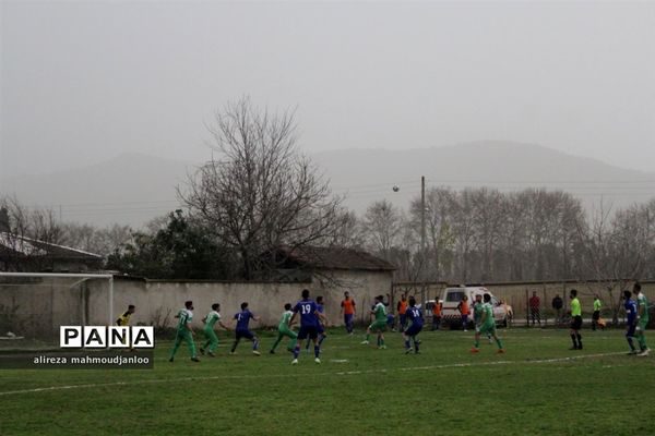 مسابقه سوپر لیگ فوتبال مازندران در گلوگاه