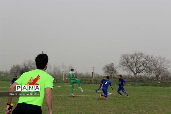 مسابقه سوپر لیگ فوتبال مازندران در گلوگاه