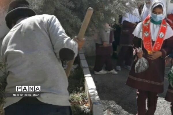 برگزاری مراسم روز درختکاری در آموزش و پرورش رودهن