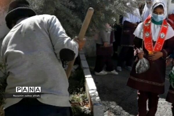 برگزاری مراسم روز درختکاری در آموزش و پرورش رودهن