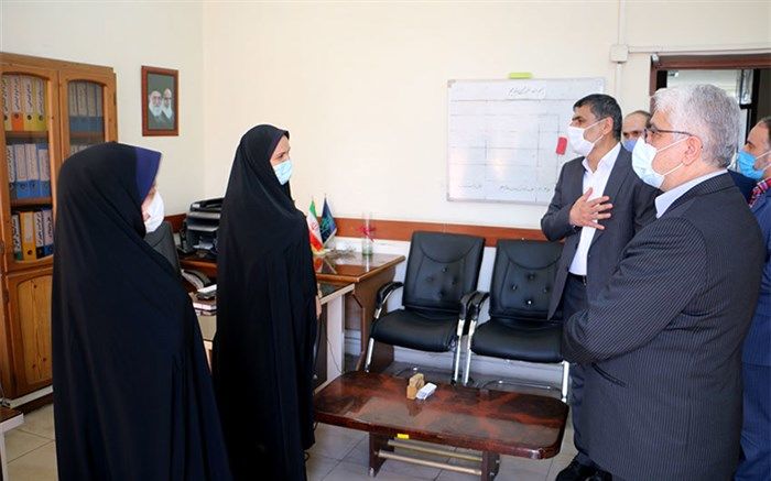 حضور مدیرکل جدید آموزش و پرورش استان گیلان در واحدهای ستادی