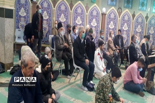 برگزاری مراسم یادواره شهدا در مسجد احباب الحسین (ع) منطقه ۱۴