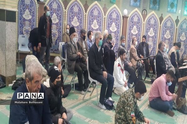 برگزاری مراسم یادواره شهدا در مسجد احباب الحسین (ع) منطقه ۱۴