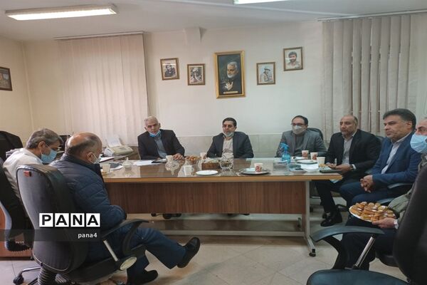 دیدار با رئیس بسیج آموزش و پرورش منطقه 4  به مناسبت روز پاسدار