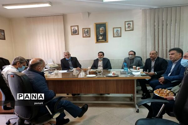 دیدار با رئیس بسیج آموزش و پرورش منطقه 4  به مناسبت روز پاسدار