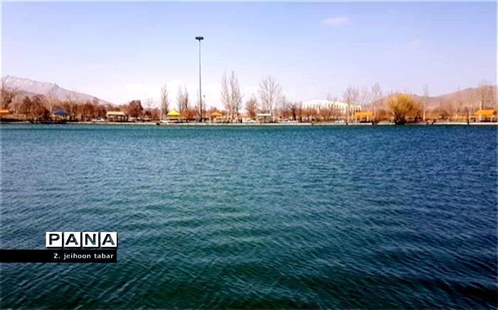 آبگیری دریاچه گرداب بن با بارش‌های اخیر 