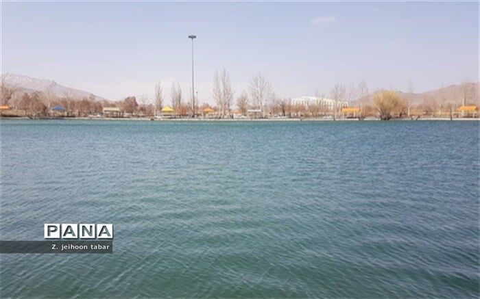 آبگیری دریاچه گرداب بن با بارش‌های اخیر 