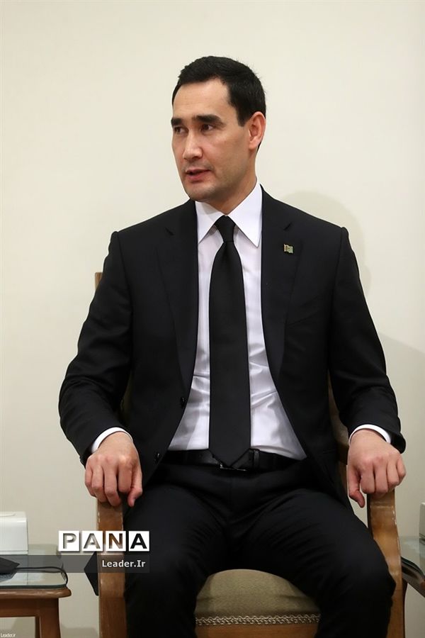 دیدار رئیس‌جمهور ترکمنستان با رهبر انقلاب