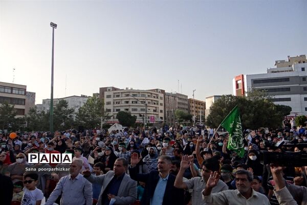 اجتماع بزرگ من امام رضایی‌ام توسط دانش‌آموزان منطقه ۱۱