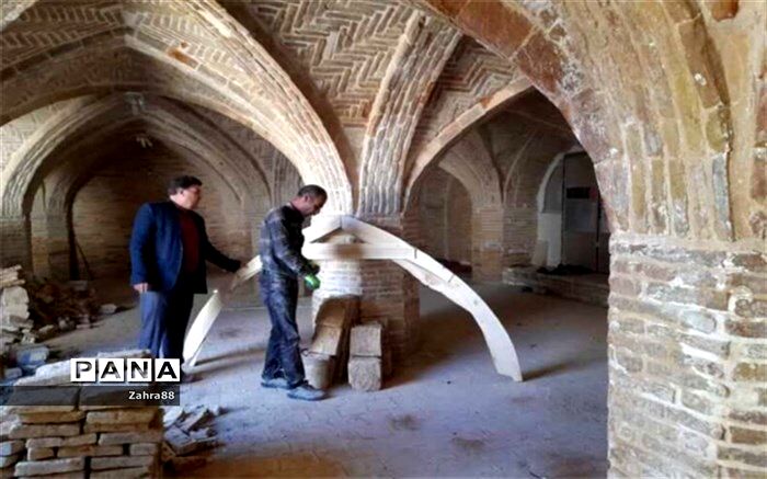 آغاز مرمت مسجد جامع تاریخی شهر نقنه