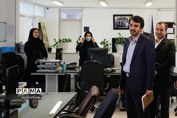 بازدید مدیرکل حوزه وزارتی آموزش و پرورش از سازمان دانش‌آموزی