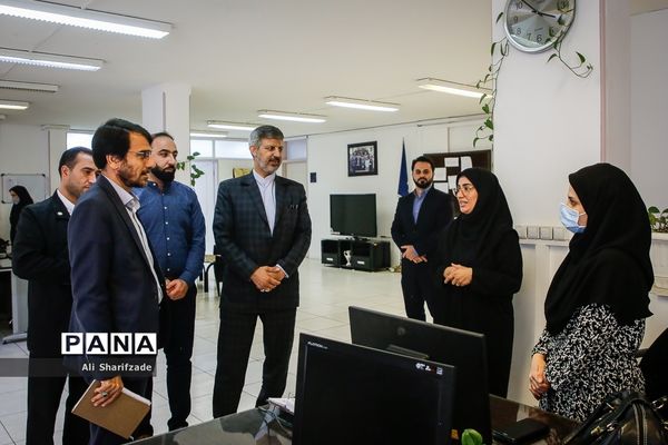 بازدید مدیرکل حوزه وزارتی آموزش و پرورش از سازمان دانش‌آموزی