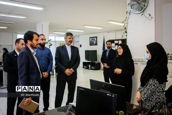 بازدید مدیرکل حوزه وزارتی آموزش و پرورش از سازمان دانش‌آموزی