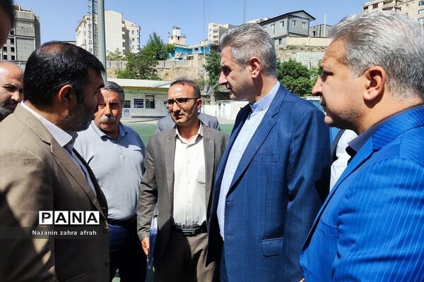 بازدید مدیرکل ورزش و‌ جوانان استان تهران از اماکن ورزشی رودهن