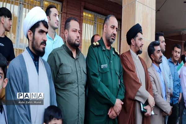 اجرای سرود سلام فرمانده در شهرستان رباط‌کریم