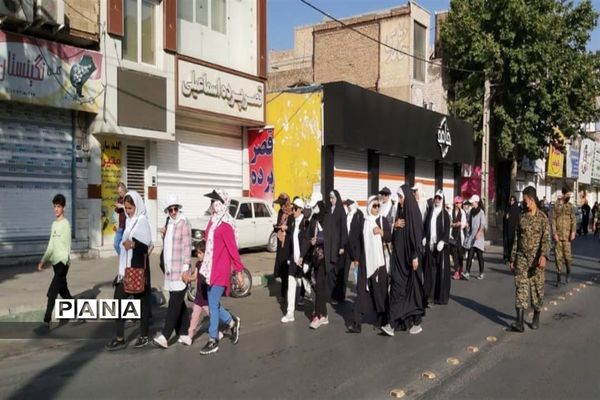 برگزاری همایش پیاده‌روی خانوادگی شهر مشکین دشت کرج