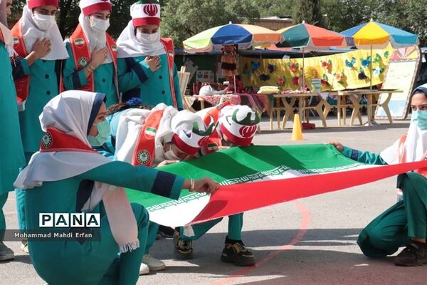 اختتامیه برنامه بوم مدارس شهرستان آباده