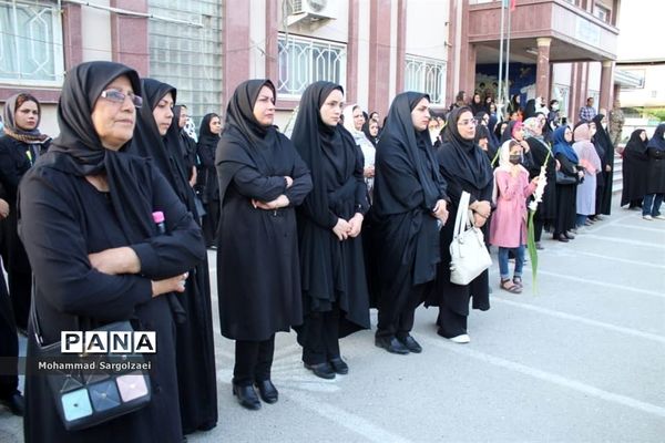 مراسم تشییع پیکر معلم بازنشسته و خیر مدرسه‌ساز