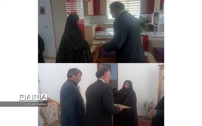 دیدار با خانواده معلم شهید «حسین متذکر» و شهیدان «بهروزنژاد»