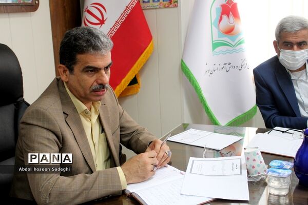جلسه هماهنگی برگزاری دوره‌های توجیهی اتحادیه انجمن‌های اسلامی دانش‌آموزان استان بوشهر