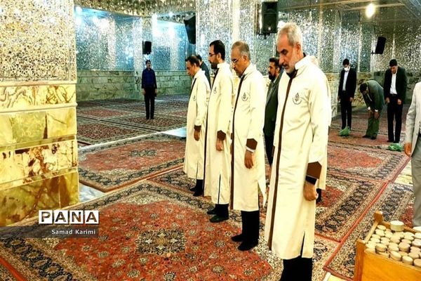 زیارت حرم مطهر شاهچراغ (ع) توسط وزیر آموزش و پرورش